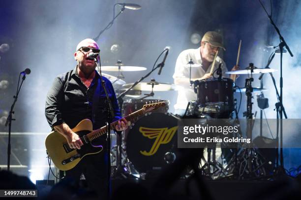 Black Francis and David Lovering of Pixies perform during 2023 Bonnaroo Music & Arts Festival on June 18, 2023 in Manchester, Tennessee.