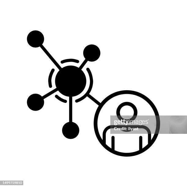 social network black line & fill vector icon - white instagram logo stock illustrations