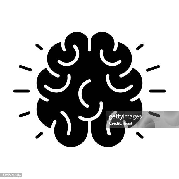 potential & intricacy black line & fill vector icon - hard decision stock illustrations