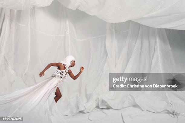 a magical world - parachute fabric stock pictures, royalty-free photos & images