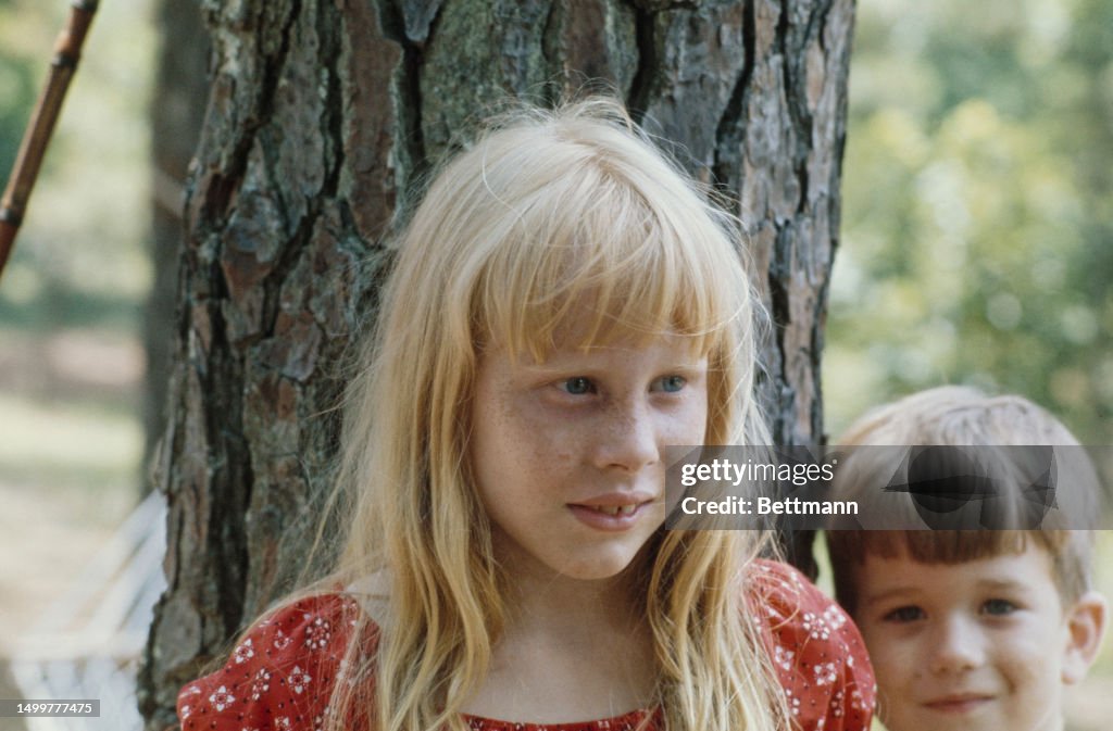 Amy Carter, daughter of presidential candidate Jimmy Carter, pictured
