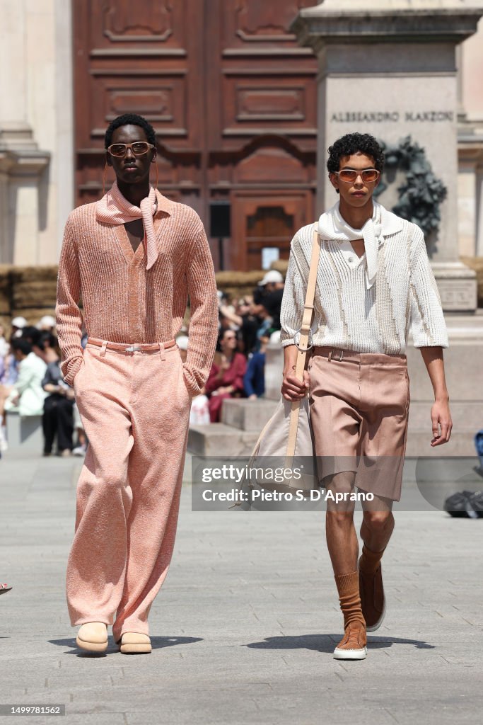 Zegna - Runway - Milan Fashion Week - Menswear Spring/Summer 2024