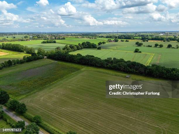 Farmers fields in the rural constituency of Selby and Ainsty on June 19, 2023 in Selby, England. Last week, the MP for Selby and Ainsty, Nigel Adams,...