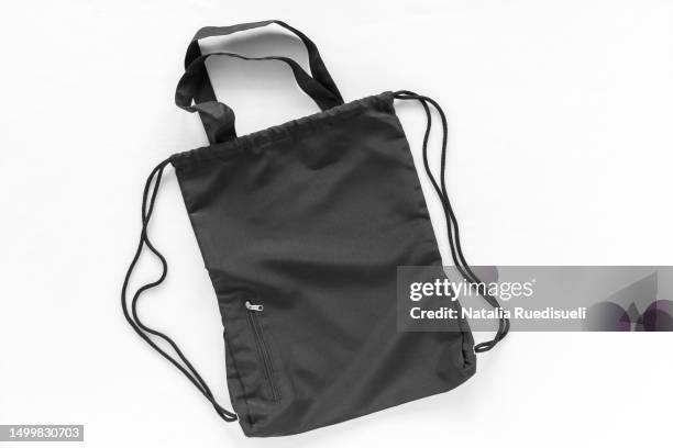 black gym bag mockup - gym bag stock pictures, royalty-free photos & images