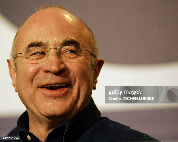 British actor Bob Hoskins gives a press conference 13 February 2005 at the International Berlin Film Festival Berlinale where he presents his film...