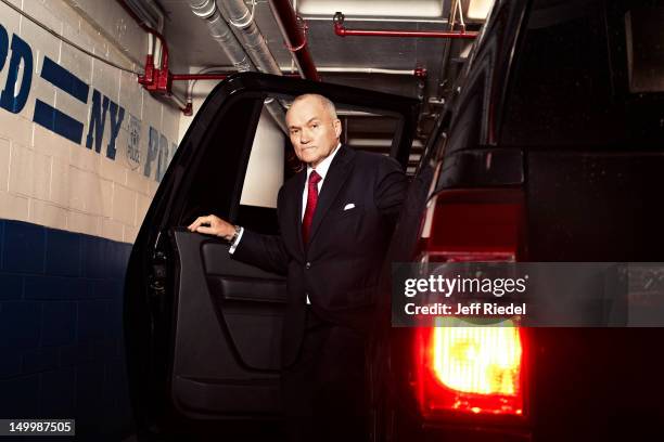 New York City Police Commissioner, Ray Kelly is photographed for Newsweek on May 9, 2012 in New York City. PUBLISHED IMAGE.