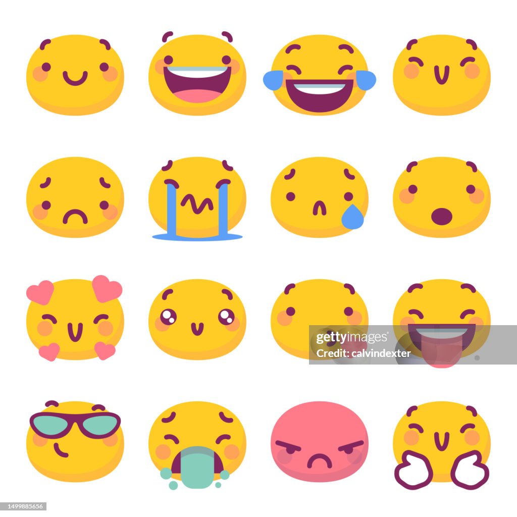 Colección esencial de emoticonos