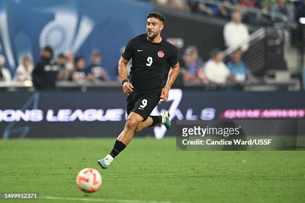 Lucas Cavallini of Canada during the 2023 CONCACAF Nations League ...
