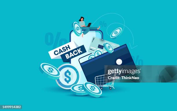 online money transfer. money transaction to an electronic wallet or bank card. - rewards program stock illustrations