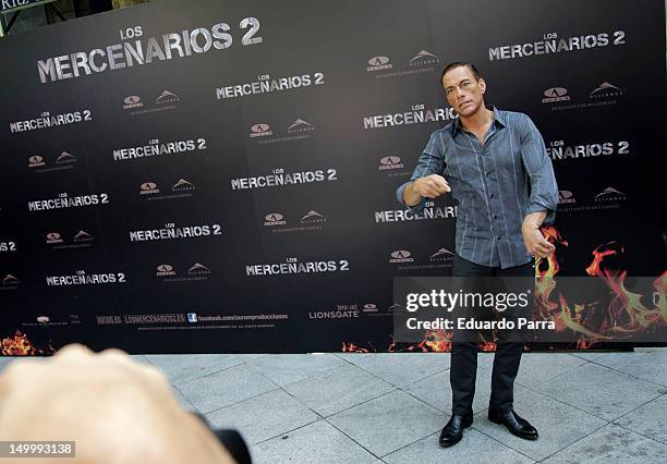 Jean-Claude Van Damme attends 'The Expendables 2' photocall at Ritz hotel on August 8, 2012 in Madrid, Spain.