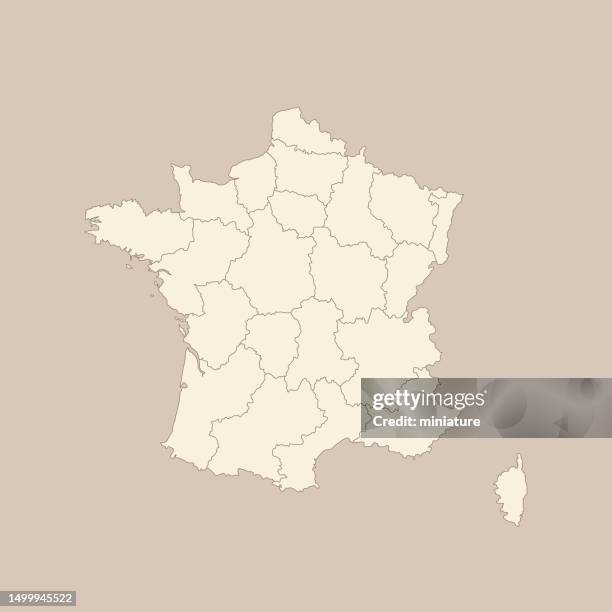 france map - france stock illustrations