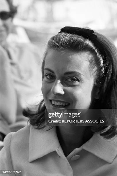 Actrice italienne Anna Maria Ferrero lors du Festival de Cannes en mai 1963, France