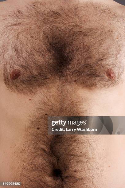 detail of the chest of a man - hairy body stock pictures, royalty-free photos & images