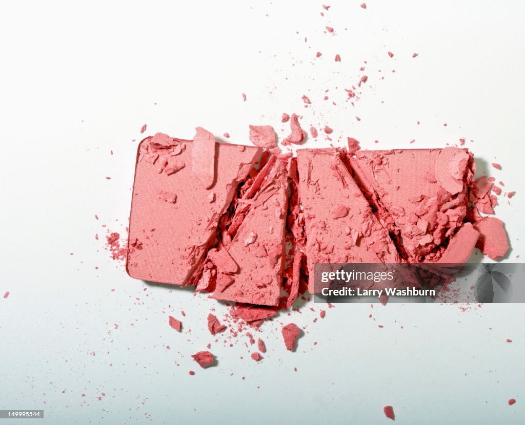 Crushed powder blush