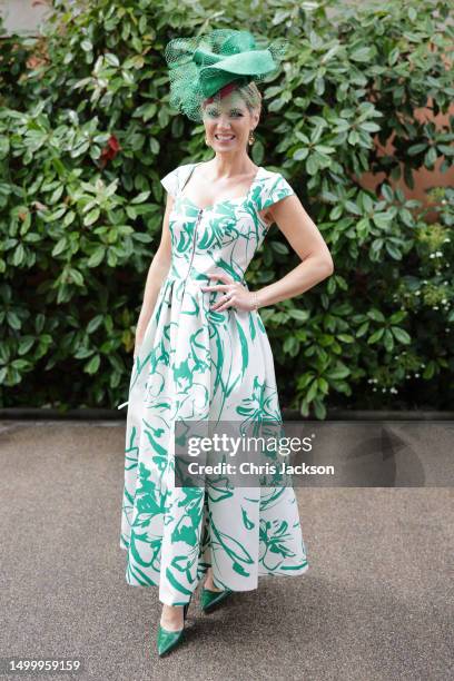 Charlotte Hawkins attends day one of Royal Ascot 2023 at Ascot Racecourse on June 20, 2023 in Ascot, England.