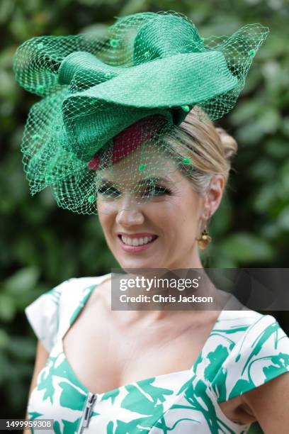 Charlotte Hawkins attends day one of Royal Ascot 2023 at Ascot Racecourse on June 20, 2023 in Ascot, England.