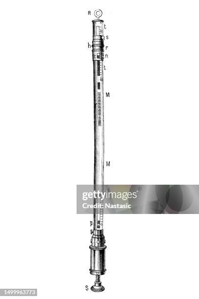 sphon barometer - barometer stock illustrations