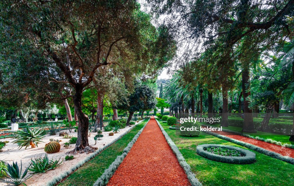 Beautiful Bahai gardens
