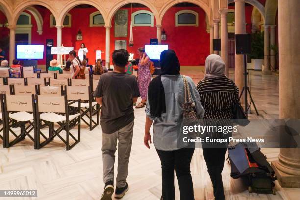 Inauguration of the exhibition 'Guernica Refugiado. Neither so far away nor so long ago' on the occasion of World Refugee Day 2023 to June 20, 2023...