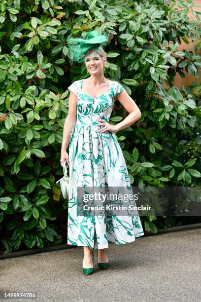 Charlotte Hawkins attends day one of Royal Ascot 2023 at Ascot Racecourse on June 20, 2023 in Ascot, England.