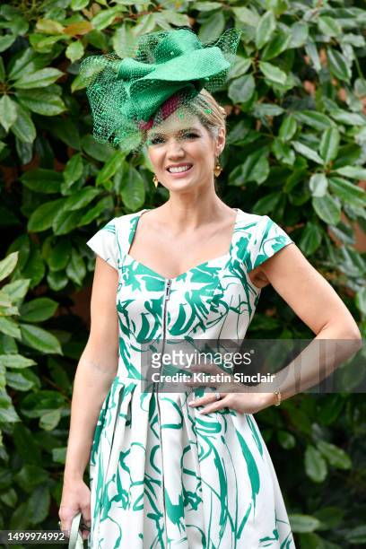 Charlotte Hawkins attends day one of Royal Ascot 2023 at Ascot Racecourse on June 20, 2023 in Ascot, England.