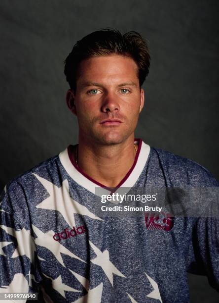 Portrait of Eric Wynalda, Forward for the United States National Football Team on 6th June 1994 at the National Training Center, Oso Viejo Community...