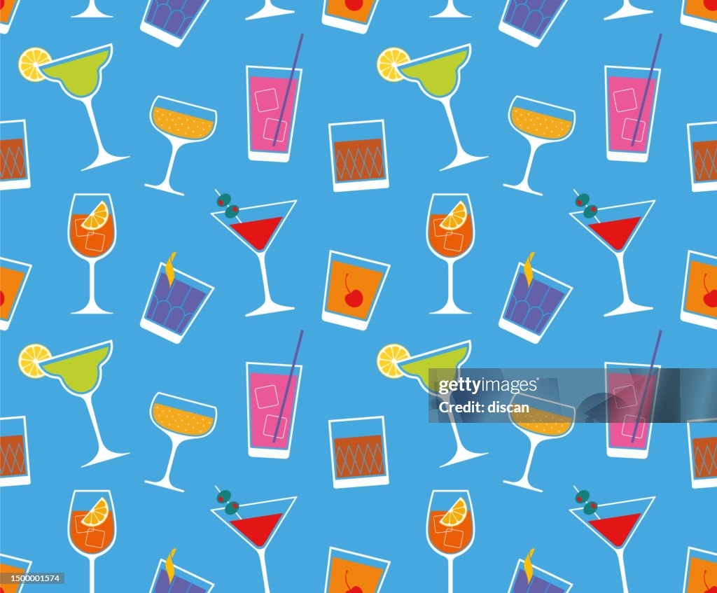 Cocktail estivi senza cuciture.