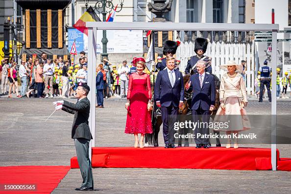 Dutch Royals State Visit To Belgium : Day One In Brussels Dutch Royals State Visit To Belgium : Day One In Brussels