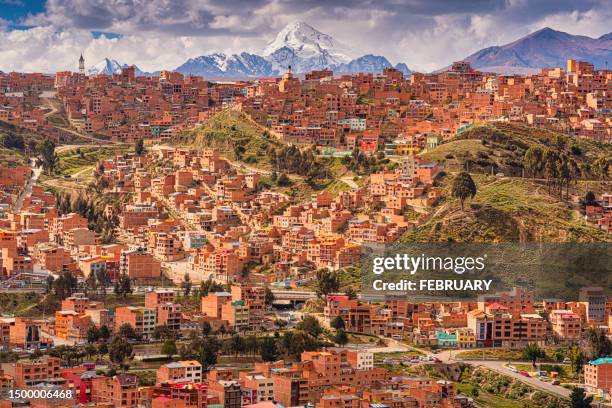 la paz - el alto fotografías e imágenes de stock