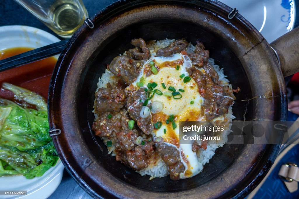 Beef casserole with rice