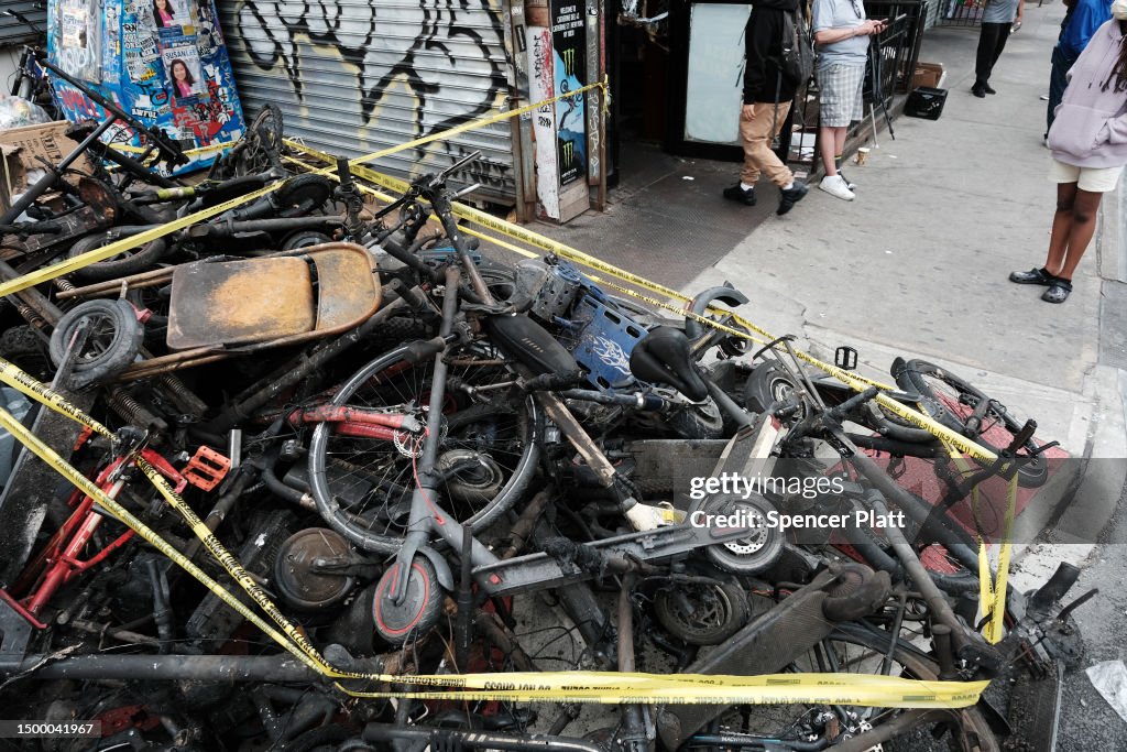 Fire At E-Bike Shop In Lower Manhattan Kills 4 People