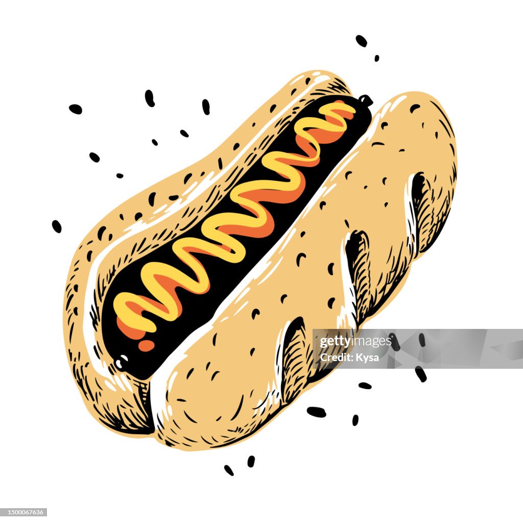 Hot Dog Bun With Seeds