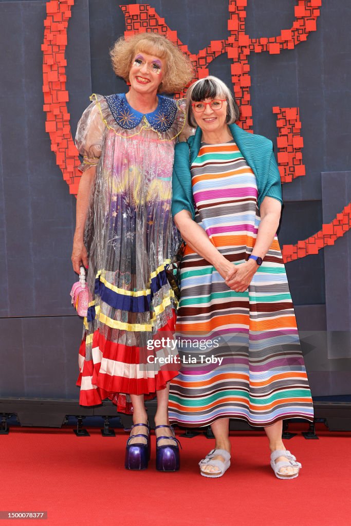 Grayson Perry and Philippa Perry arrive at the National Portrait ...