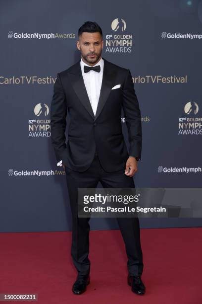 Ricky Whittle attends the "Nymphes D'Or - Golden Nymphs" Award Ceremony during the 62nd Monte Carlo TV Festival on June 20, 2023 in Monte-Carlo,...
