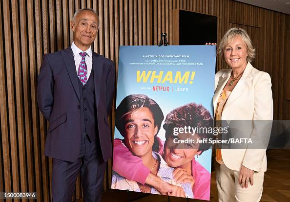 Andrew Ridgeley and Shirlie Kemp attend the BAFTA screening of WHAM ...