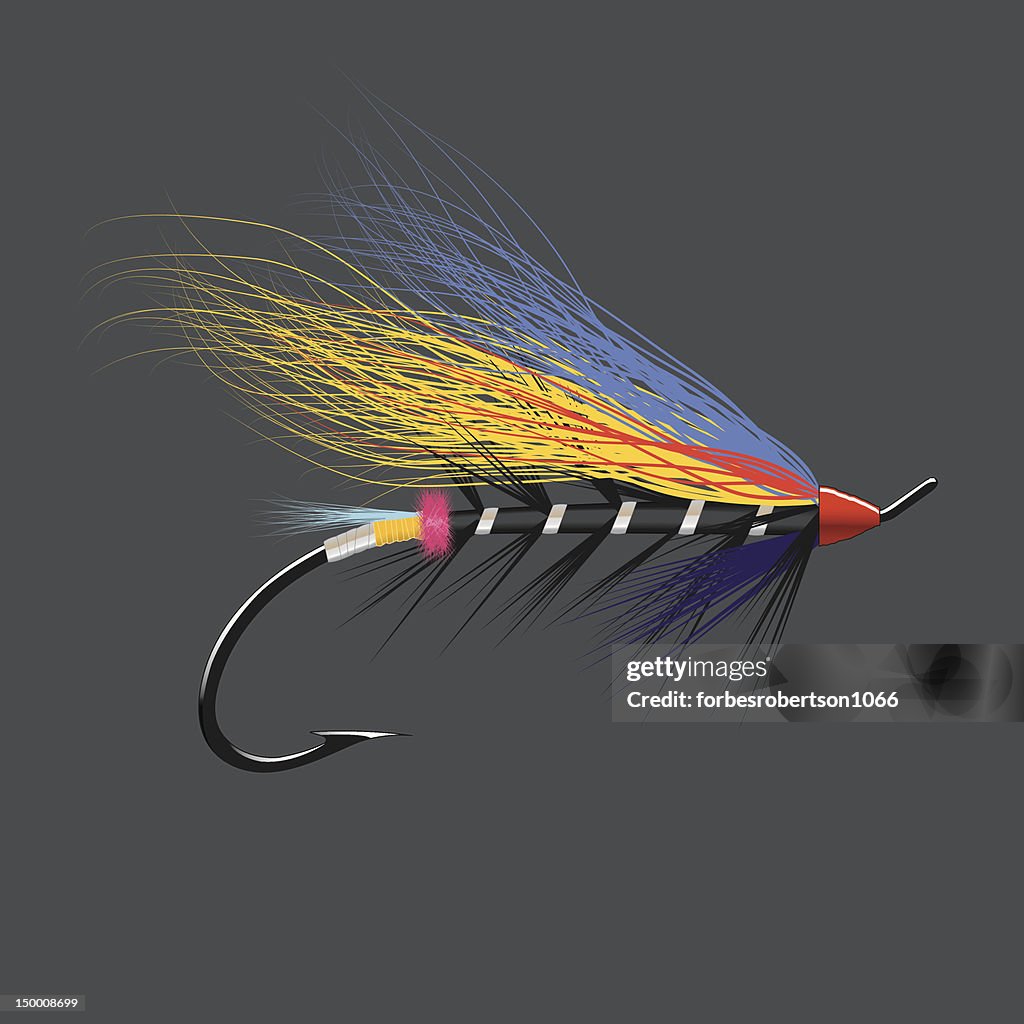 Salmon Fly - Black Doctor
