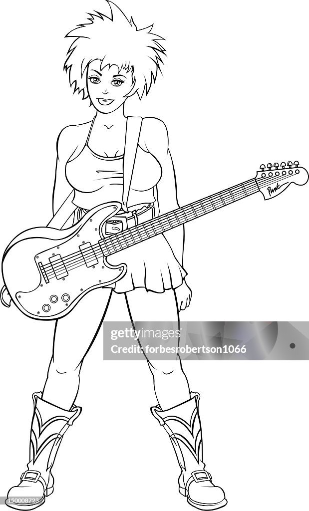 Punk Rock Girl-Diseño de trazado