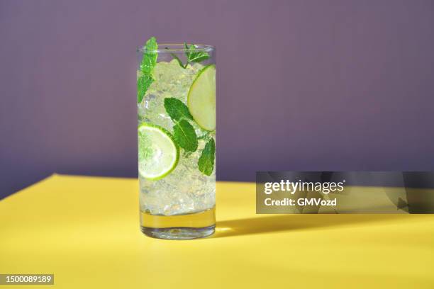 summer mojito mocktail - mojito stock pictures, royalty-free photos & images