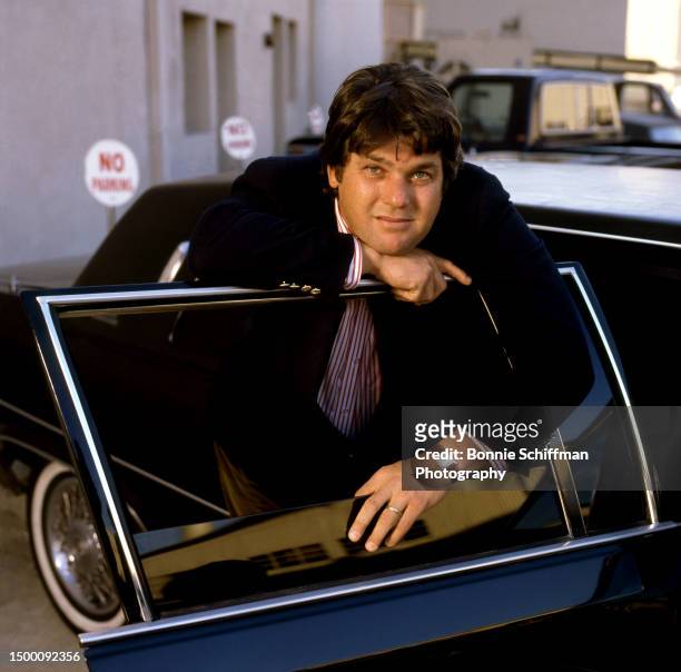Co-founder of Rolling Stone Magazine, Jann Wenner, poses for a portrait in the parking lot at Paramount Pictures Corporation in Los Angeles,...