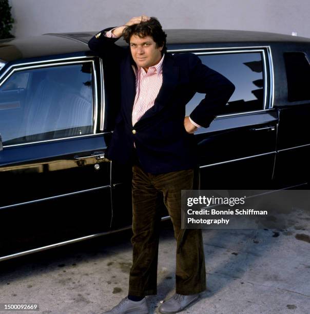 Co-founder of Rolling Stone Magazine, Jann Wenner, poses for a portrait in the parking lot at Paramount Pictures Corporation in Los Angeles,...