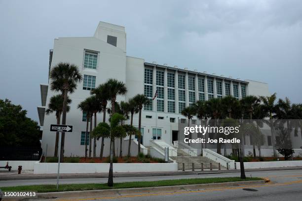 The Alto Lee Adams Sr. United States Courthouse where U.S. District Judge Aileen Cannon scheduled former President Donald Trump's trial to begin Aug....