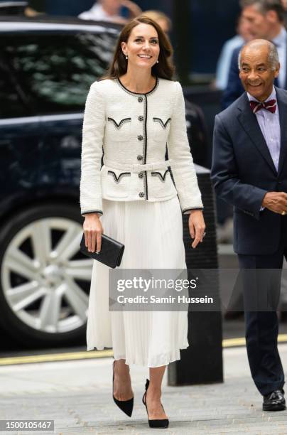 Catherine, Princess of Wales during the reopening of the National Portrait Gallery at National Portrait Gallery on June 20, 2023 in London, England....