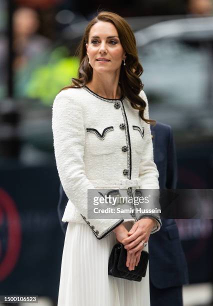 Catherine, Princess of Wales during the reopening of the National Portrait Gallery at National Portrait Gallery on June 20, 2023 in London, England....