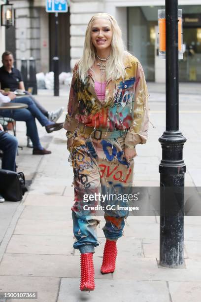 Gwen Stefani at 1 Warwick members club promoting GXVE Beauty on June 20, 2023 in London, England.