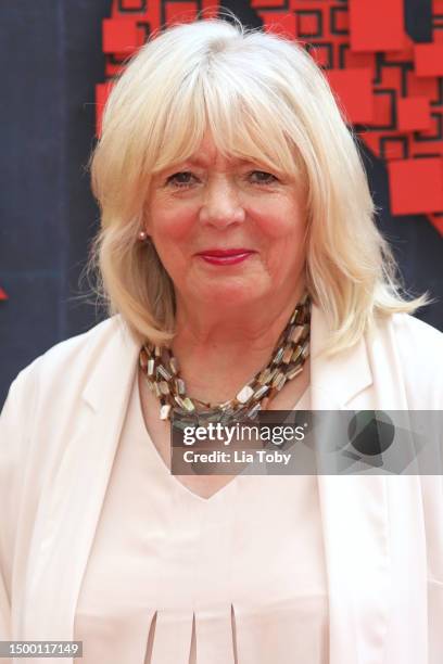 Alison Steadman arrives at the National Portrait Gallery Re-Opening at National Portrait Gallery on June 20, 2023 in London, England.