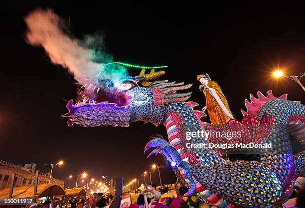 buddha's birthday parade - buddha's birthday stock pictures, royalty-free photos & images