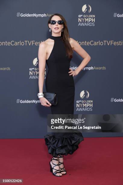 Frédérique Bel attends the "Nymphes D'Or - Golden Nymphs" Award Ceremony during the 62nd Monte Carlo TV Festival on June 20, 2023 in Monte-Carlo,...