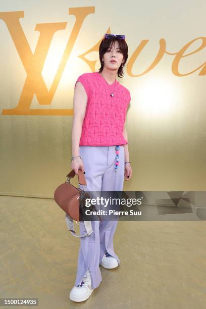 Yuta attends the Louis Vuitton Menswear Spring/Summer 2024 show as part of Paris Fashion Week on June 20, 2023 in Paris, France.