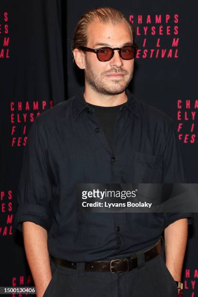 Geordy Couturiau attends the opening ceremony photocall during the 12th Champs Elysees Film Festival at Cinema UGC Normandie on June 20, 2023 in...