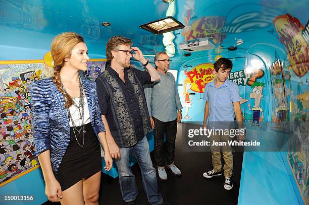 Dan Povenmire , Jeff "Swampy" Marsh , Vincent Martella , Alyson Stoner and Perry the Platypus from Disney's Emmy Award-winning animated series...